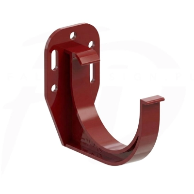 Hak doczołowy PVC ⌀ 130 firmy KROP kolor czerwony